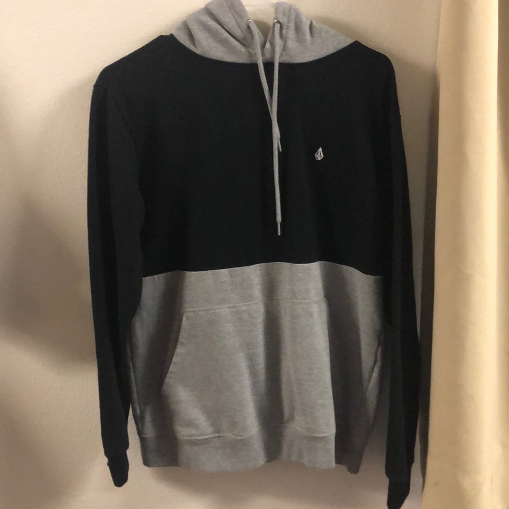 Volcom Contrast Pullover Fleece Hoodie Size M